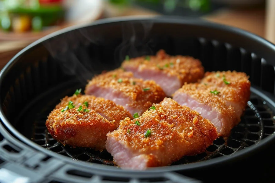 air frying potato slices