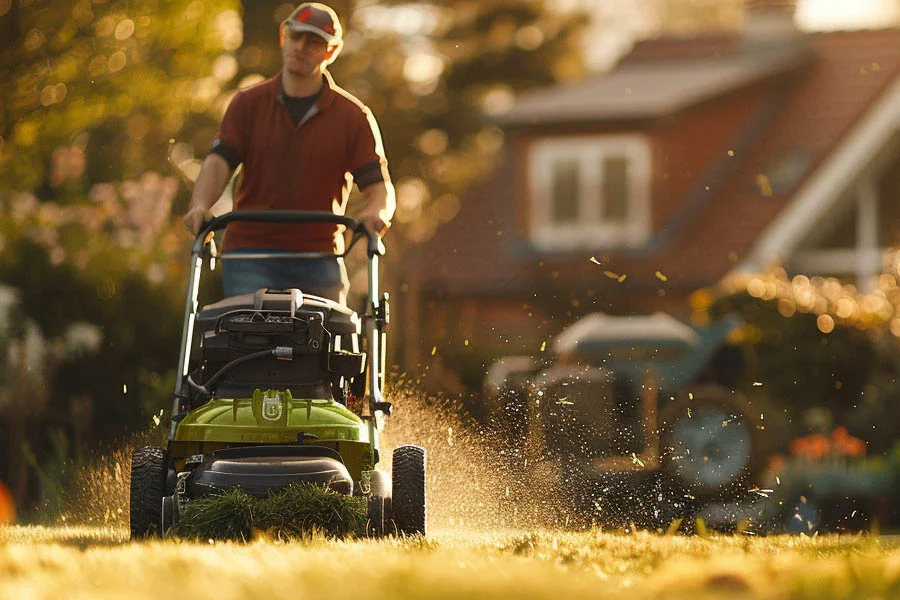 push electric lawn mower